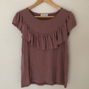 Ruffle top blouse